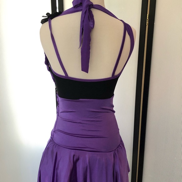 Curtain Call purple dance dress costume jazz - Picture 5 of 8